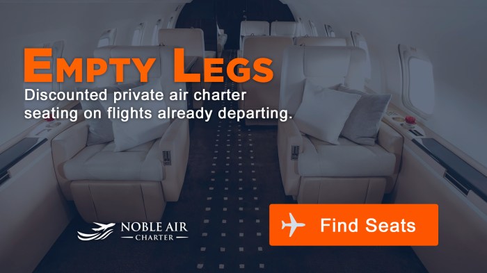 Empty leg flights
