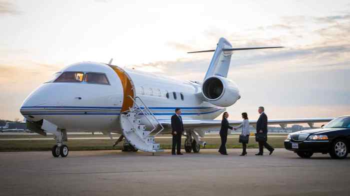 Private plane charter