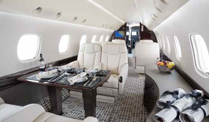 Private jets cabin jetex eight